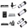 Разъем XLR 3Pin Male/Male, регулируемый, 90°, угловой, XLR, разъем, аудио, микрофон, микрофон, DMX, разъем, гнездо