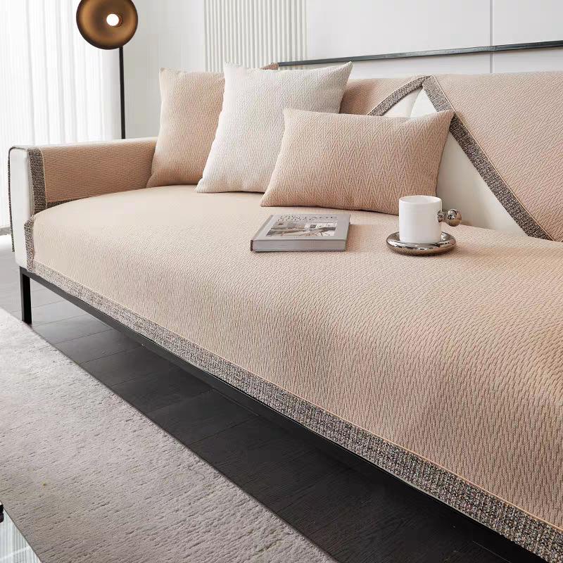 Легкая роскошная высококачественная подушка для дивана из шенилла, универсальная для всех сезонов, новый чехол для дивана в китайском стиле, простое полотенце для дивана