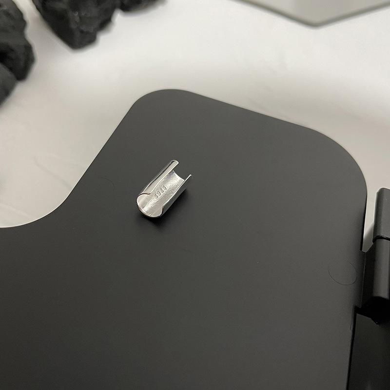 Ретро Простые Гладкие Геометрические Ювелирные Изделия Клипсы для Ушей