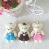 5pcs/lot Cotton Kid Toys Plush Doll Mini Small Teddy Bear Flower Bouquets Bear for Wedding