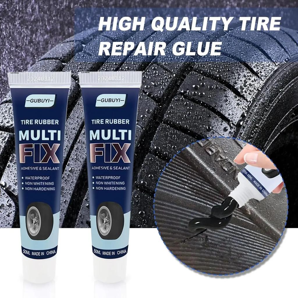 Universal Car Tire Repair Gel Tire Repair Gel Rubber Adhesive Not Corrosive Tire Scratches Cracks and Holes Repair Special Gel