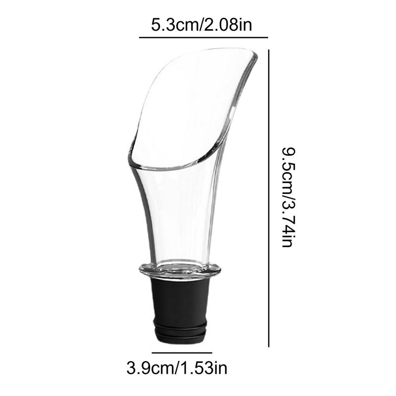 Wine Pourer And Stopper Liquor Bottle Pourer Vacuum Wine Stopper Bottle Sealer For Improved Flavor Bar Bartender Accessories