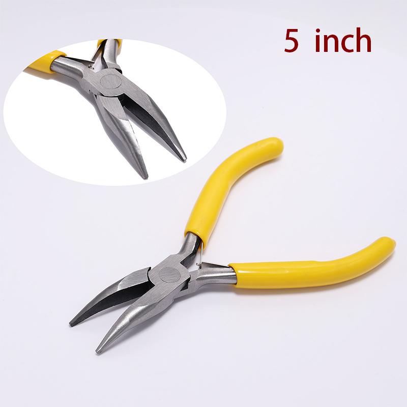 Мини-плоскогубцы DIY Маленькие инструменты для ювелирных изделий 5 дюймов Диагональные плоскогубцы Круглые Изогнутые Иглогубцы Кусачки Рукоделие Бисероплетение Ручная работа
