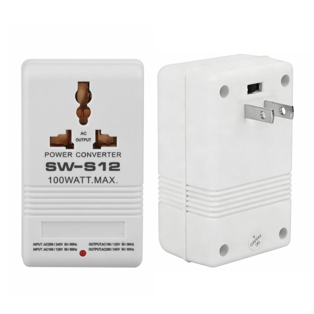 100W Power Voltage Transformer Two-Way Conversion Power Converter  RV Camping