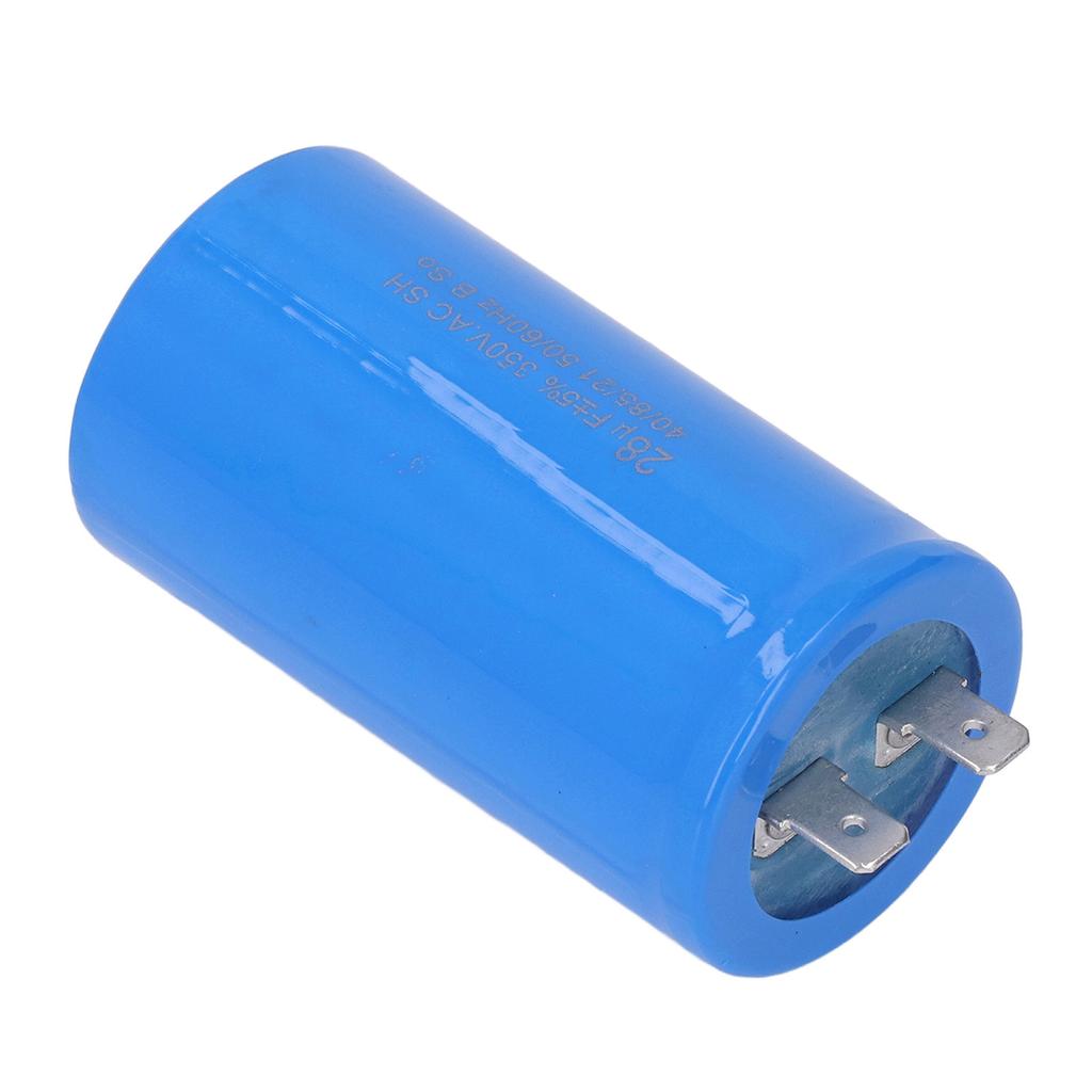 Пусковой конденсатор двигателя CBB60 2 контакта для генератора, воздушного насоса, компрессора 50 60 Гц 350 В переменного тока 28 мкФ
