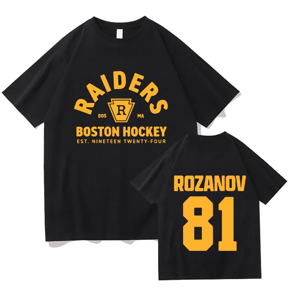 Llya Rozanov 81Bos Raiders Tshirts TV Printing Men Women T-shirt Short Sleeve Cotton Fashion Tee Unisex Streetwear Top
