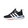 Racer Tr23 El K Comfortable Non-Slip Breathable Low-Top Casual Shoes Kids Sneakers Black White Fluorescent-Red ID0335