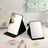 Cosmetic Folding Mirror Square Shape Table Mirror Standable Desktop Vanity Mirror  Dormitory