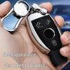 Чехол для ключа Mercedes-Benz для C-Class/C200L/GLC260/GLK300 - Защитная оболочка из ТПУ силикона с пряжкой