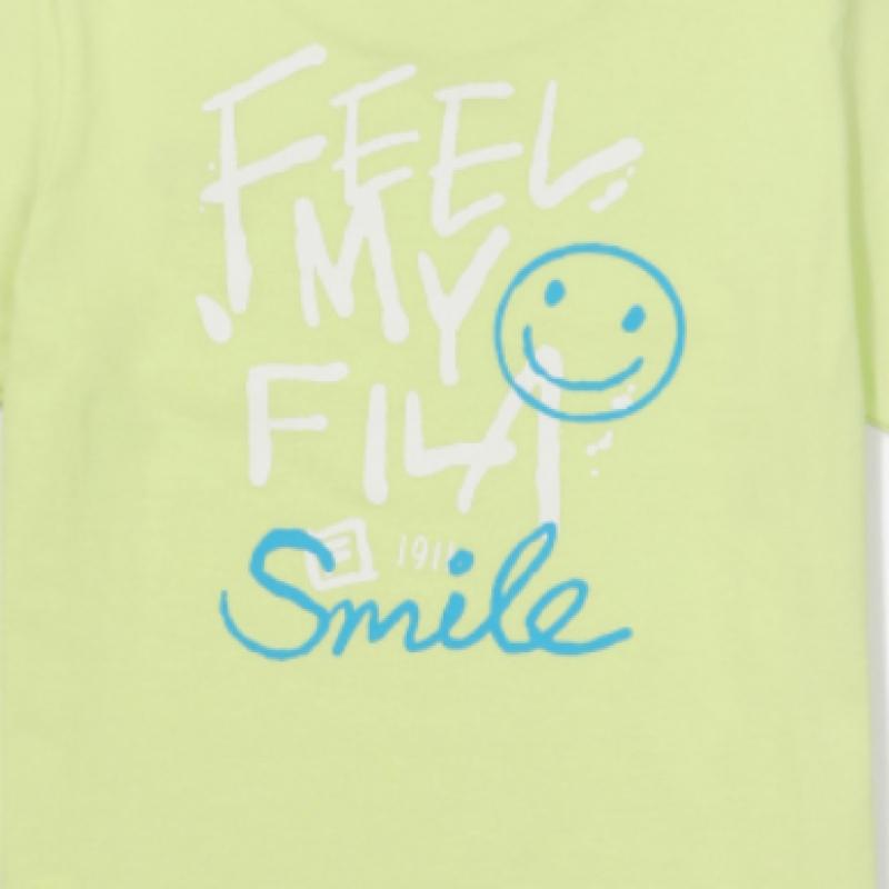 [fila Kids] Футболка с рисунком «Улыбка на спине» Fk2rsf2207x Ple q0zFk2rsf2207xPle