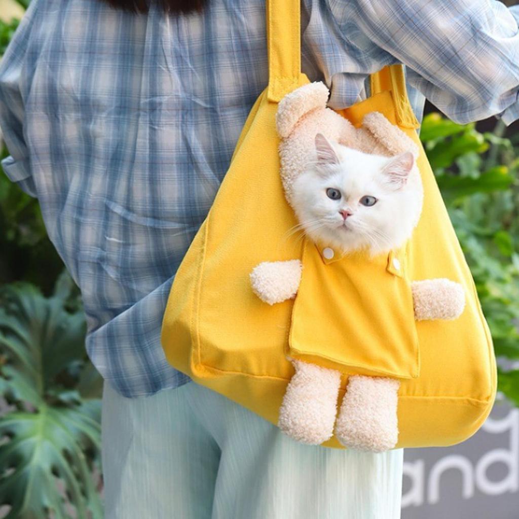 Pet Carrier For Cat Soft Shoulder Bag With Ventilation Hole Cat Travel Carrier Dog Carrying Bag For Puppy Kitten Small Pet