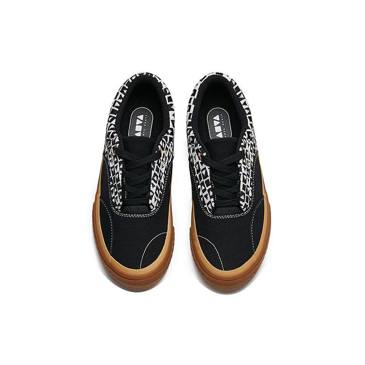 Anta Aoli Comfortable Low-Top Sneakers Women Sneakers Black White 122238015-11