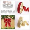 200*5см Лента для украшения рождественской елки, Декор комнаты, Украшение для вечеринки, Выпускные украшения, Свадебный фестивальный декор