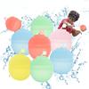 Silicone Splash Ball Reusable Silicone Water Ball Fun Outdoor Toy for Kids Families Refillable Durable for Water Activities