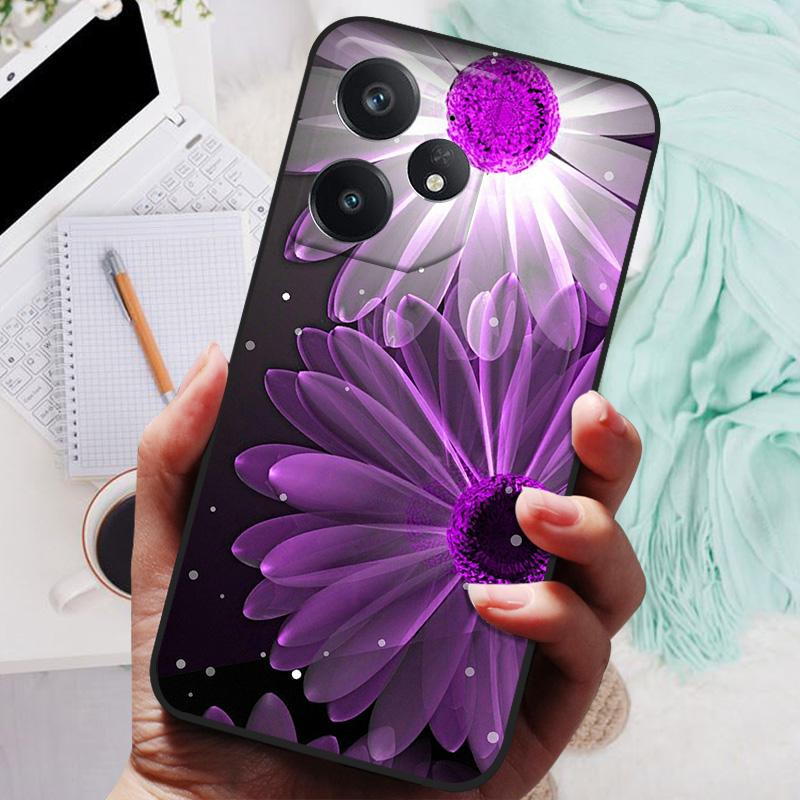 Чехол для Realme Neo7 Мягкий силиконовый чехол Черный бампер ТПУ Для чехла Realme Neo 7 Neo7 5G Funda Чехлы для телефона Матовая задняя крышка
