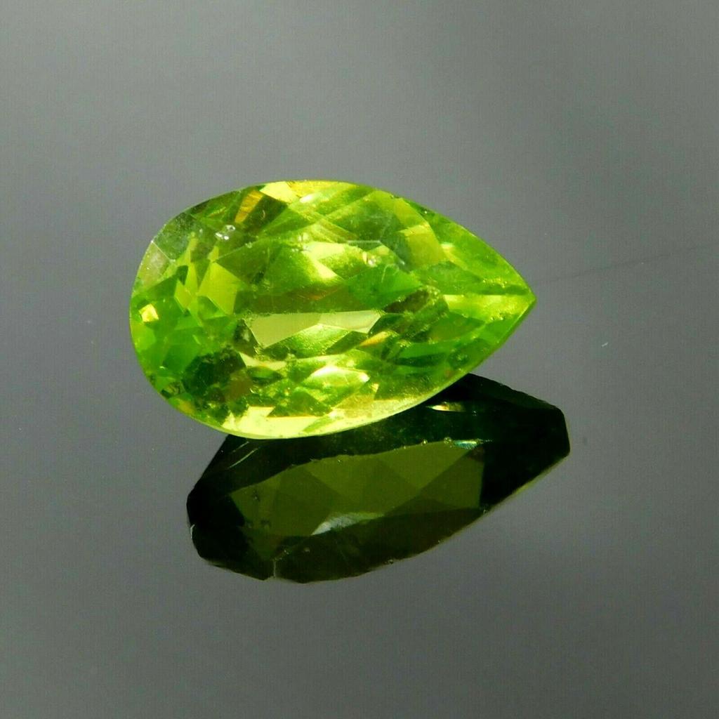 NATURAL A+ Quality Green PERIDOT 10.00 CT Pear Cut Faceted Loose Gems