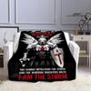 Crusade Cross Templars Knight Printed Blanket Flange Warm Blanket Bed Linings Picnic Blankets Home Travel Born Birthday Gift