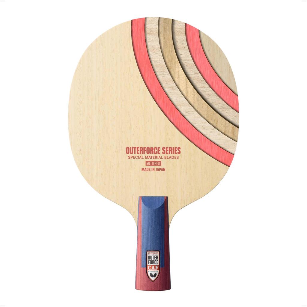 Butterfly Outerforce CAF CS Blade Professional Table Tennis Blade Control Assist Fiber Blade Perfect for Traditional or Reverse Backhand Penhold