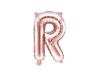 Letter R Foil Balloon, 35cm, Rose Gold
