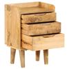 Maison Exclusive - Table de chevet Bois de manguier massif 40 x 30 x 59,5 cm