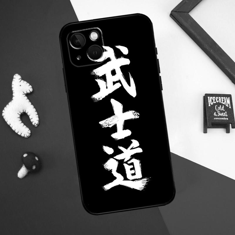 Японский чехол Bushido Samurai для iPhone 12 11 13 14 15 Pro Max 12 Mini 7 8 Plus X XR XS Max SE 2020, чехол для телефона