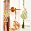 Zongzi Bamboo Pendant Material Kit Handmade Wind Chime Kit  Courtyard Decor