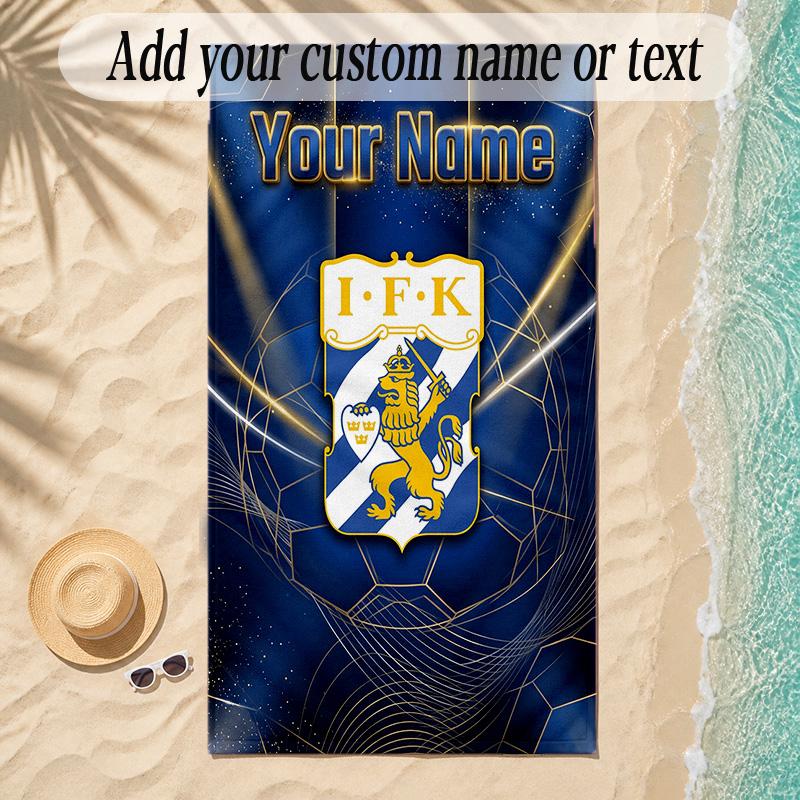 Beach Towelifk göteborg Custom Name Text Personalized Soft Towel for Beach Pool Indoor Home Decor Gift
