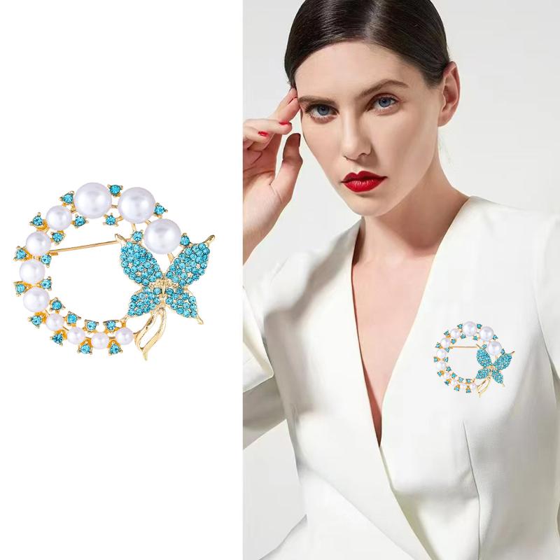 Creative Flower Brooch Versatile Scarf Buckle Anti-Exposure Buckle Corsage Brooch Women'S Accessories