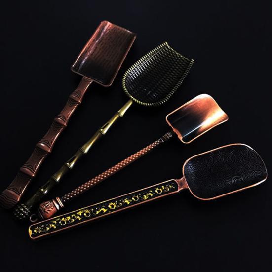 Useful Food Grade Rust-proof Sturdy Portable Chinese Kung Fu Tea Scoop Kitchen Supplies Tea Scoop