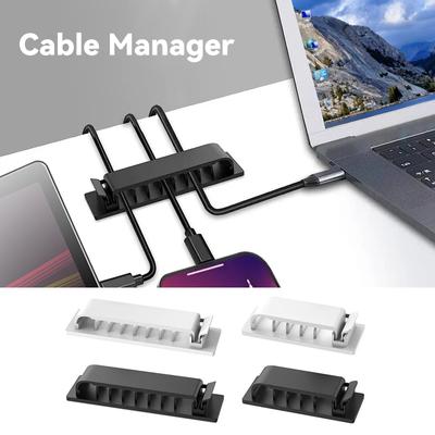 Новый 5/8 отверстий органайзер для кабеля протектор кабеля настольный USB кабель сматывание мышь клавиатура наушники провод органайзер держатель питания