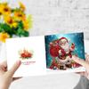 4/6/8/12pcs DIY Diamond Painting Greeting Card Set Diamond Art Handmade Cards for Xmas Birthdays Thanksgiving & Special Occasion