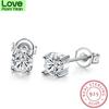 Fine Jewelry With Zirconia Stud Earrings For Women And Female Crystal Earrings Fit Wedding Party
