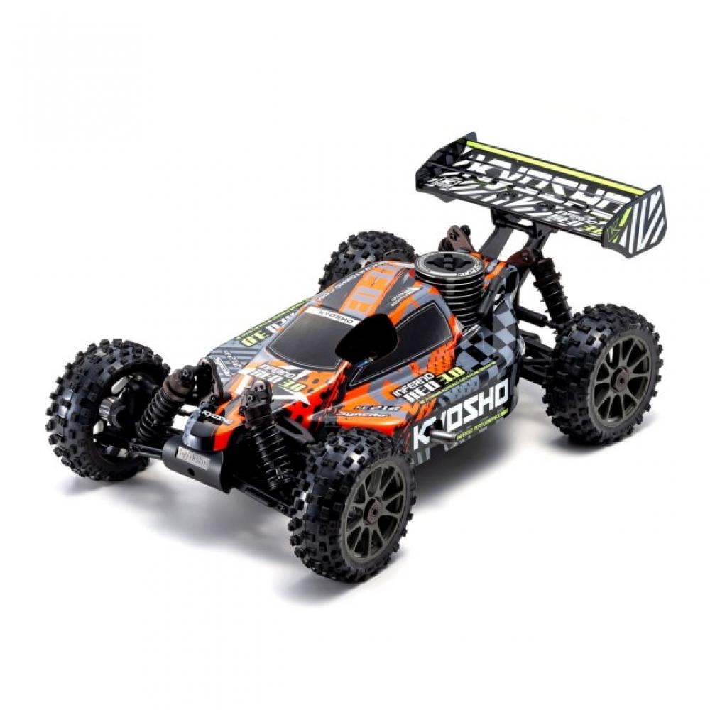 Kyosho 4WD Гоночный Багги Readyset Inferno Neo 3.0 Цвет Тип 5 Красный