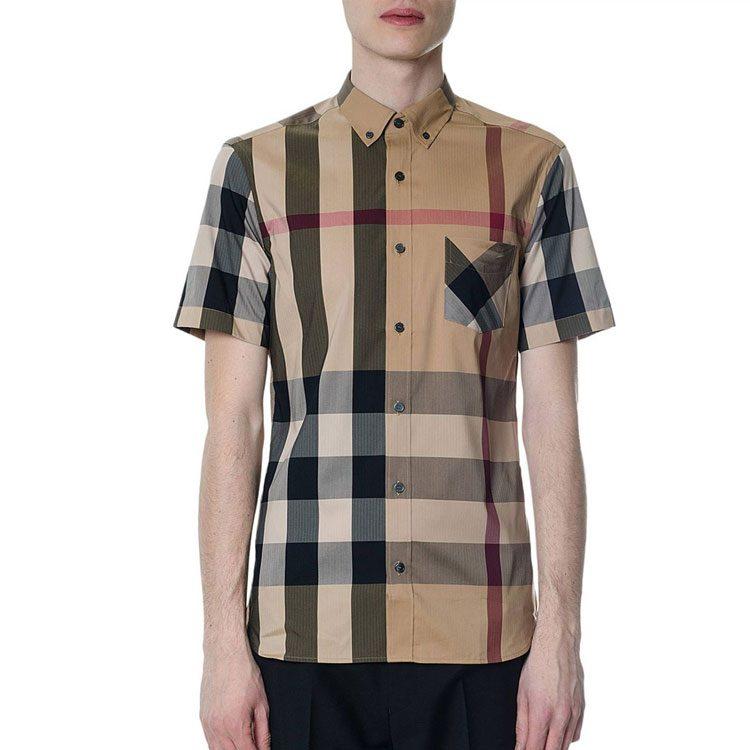 Burberry Рубашки Мужские Верблюжий Умеренный Другое 40458371