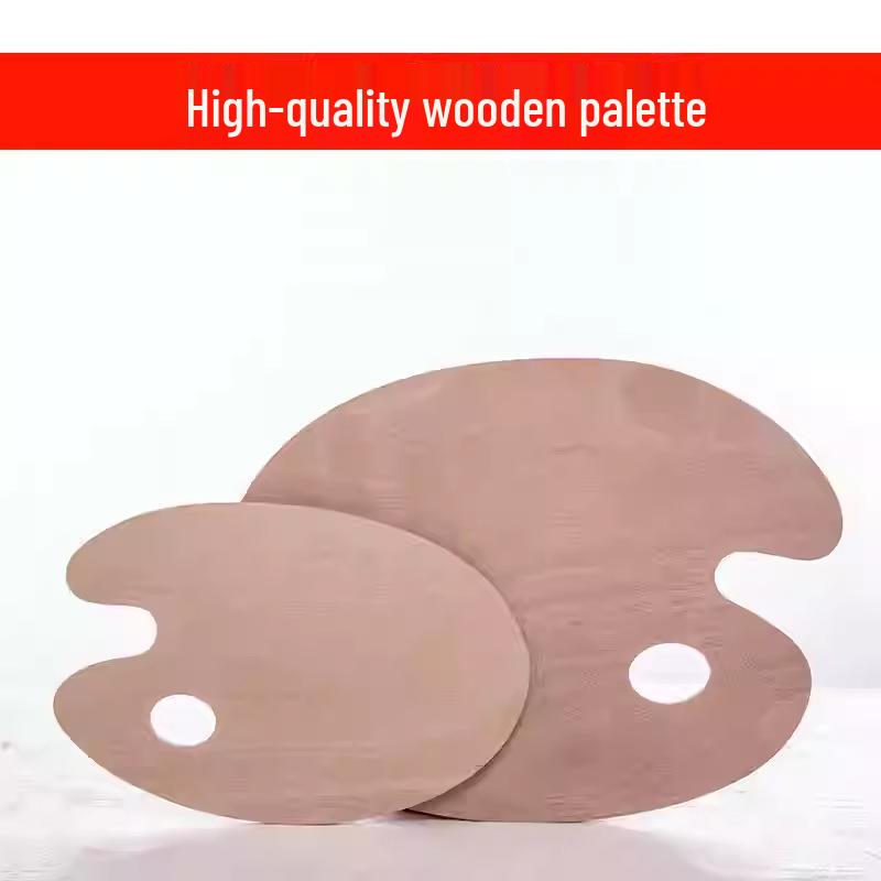 Овальная одноразовая палитра для масляной, акриловой, акварельной и гуашевой живописи