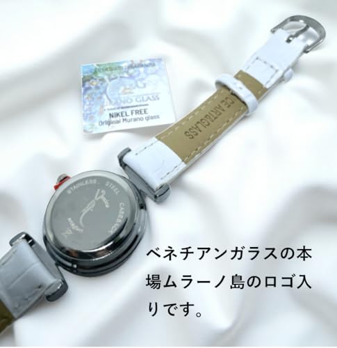 [Italy Beautiful Accessory] Venetian Glass Millefiori Watch for Women / Imported from Murano, Italy / Murano Glass [Parallel Import]