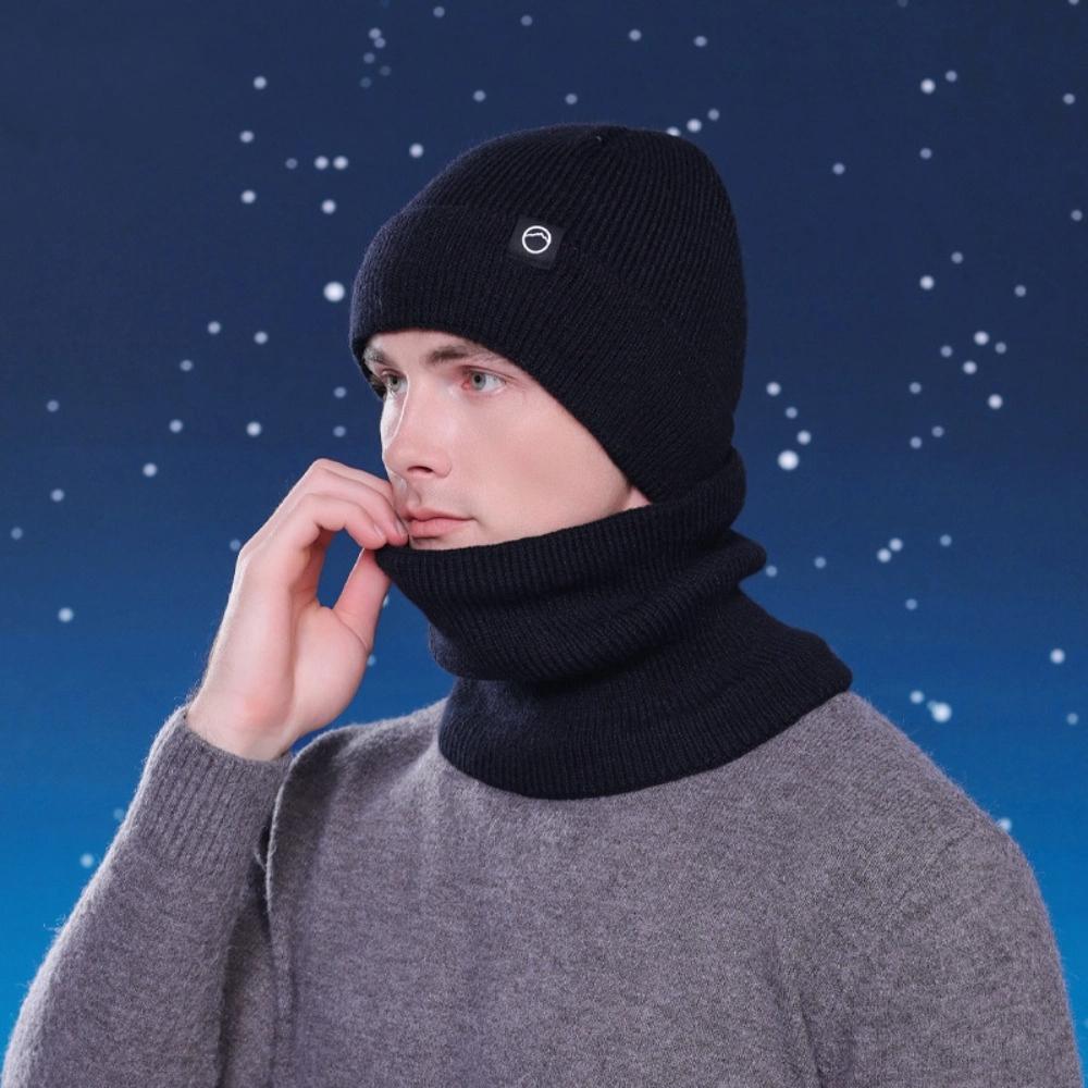 Neck Warmer Winter Glove Cap Set Korean Style Solid Beanie Apparel Accessories