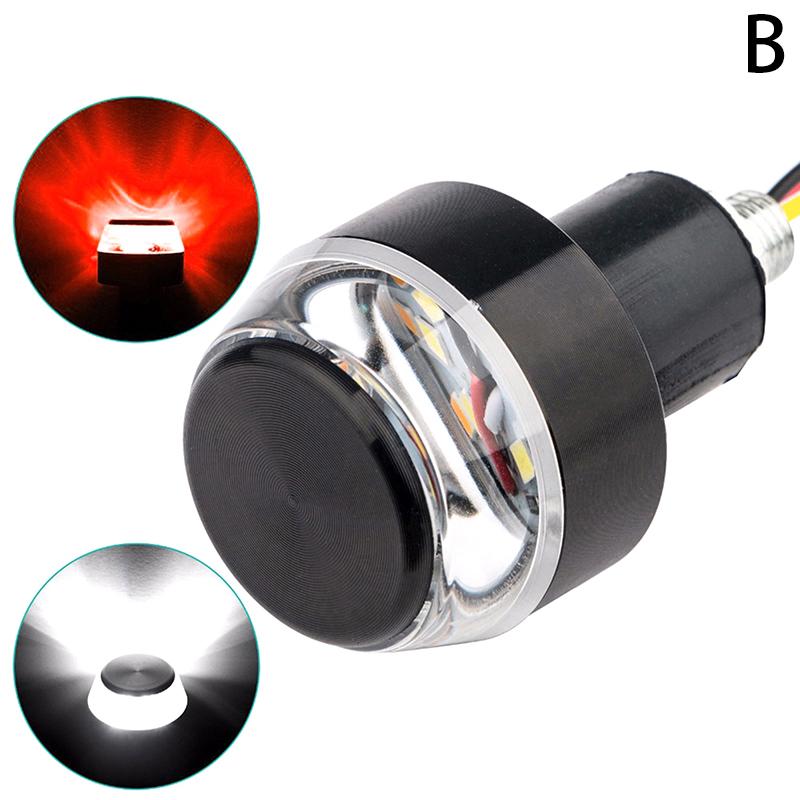 2 шт. двухцветные светодиодные указатели поворота для мотоцикла и велосипеда - 12 В индикаторы на руль
