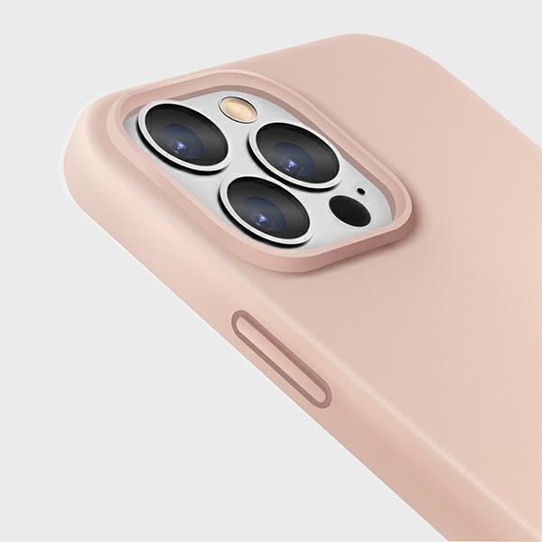 Etui do iPhone 13 Pro UNIQ Lino Różowe