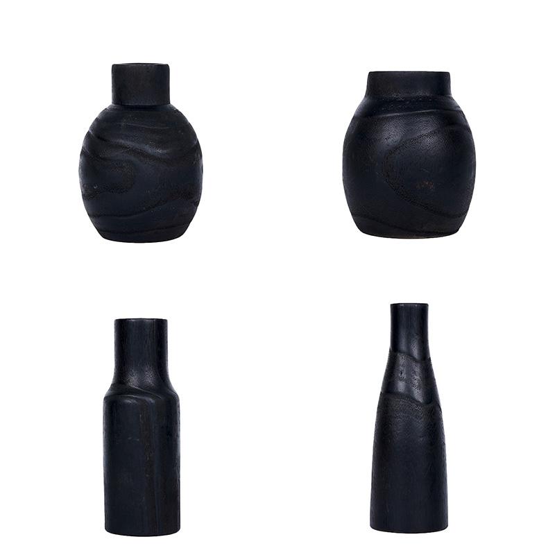 1 шт. деревянная ваза, кашпо, прочный искусственный цветочный горшок, настенный декор для гостиной