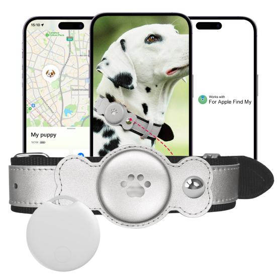 Ошейник для домашних животных с водонепроницаемым GPS-трекером для отслеживания местоположения собак в реальном времени и длительным сроком службы батареи