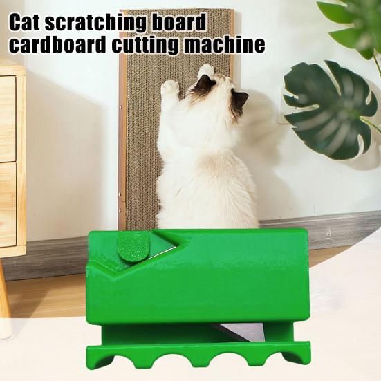 Резак для картона для кошачьих когтеточек, самодельная кошачья когтеточка, инструмент для снятия ворса с картона, ручная машина для резки картона для любителей кошек