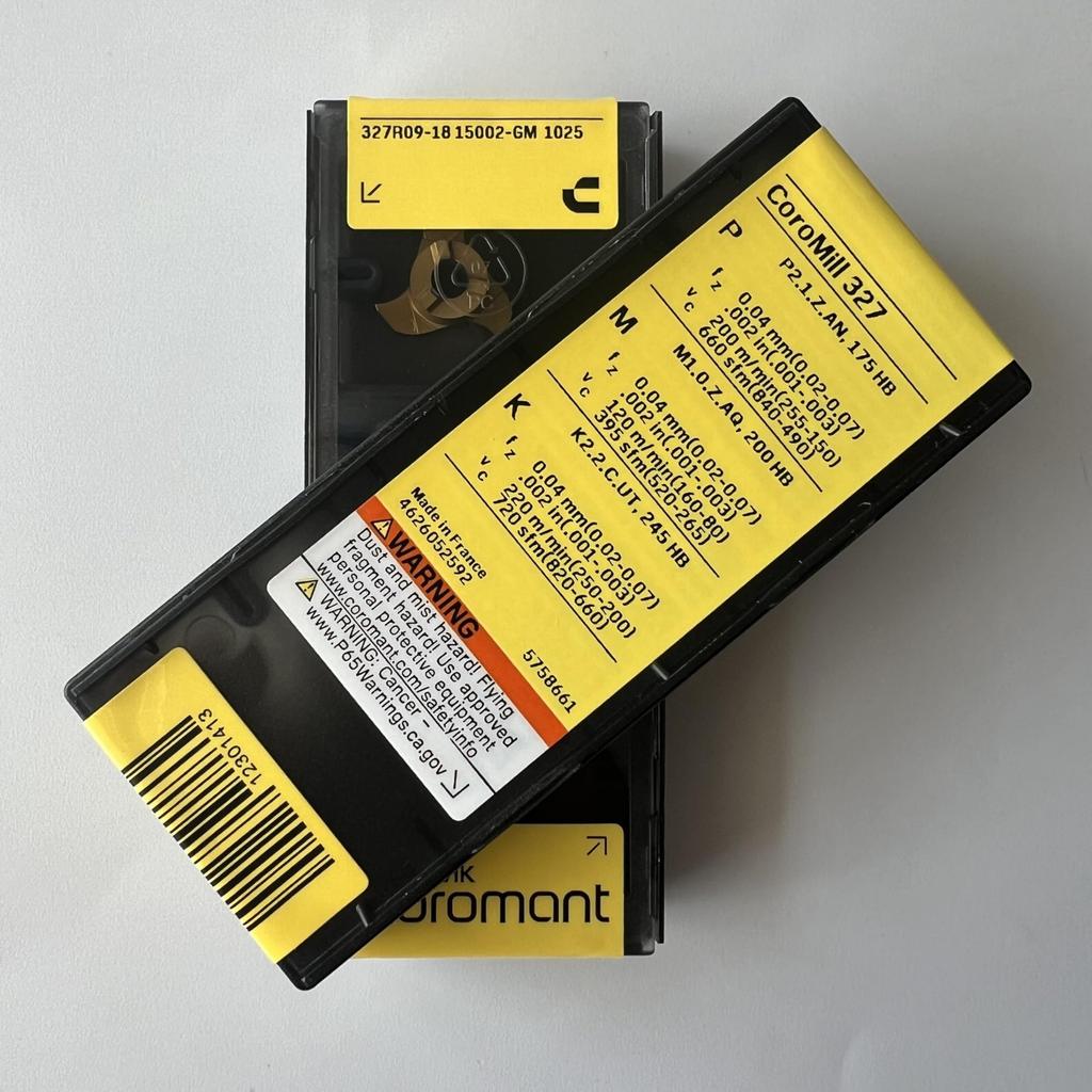 Sandvik / 327R09-1815002-GM 1025 / Original Swedish Hard Alloy Blade 2 Pcs