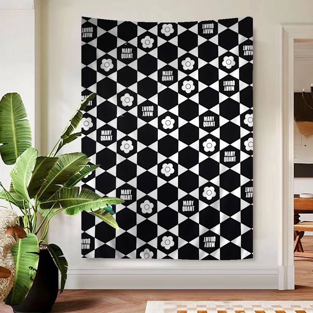 Fashion Mmaryqquants Anime Tapestry Hippie Flower Wall Carpets Dorm Decor Cheap Hippie Wall Hanging