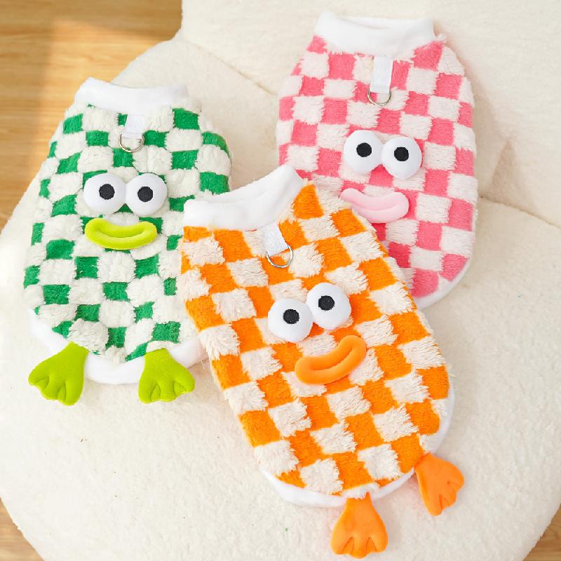 Зимний теплый пуловер для щенка котенка Мягкий флисовый свитер для маленьких средних больших собак Одежда Свитер для собаки и кошки Зоотовары