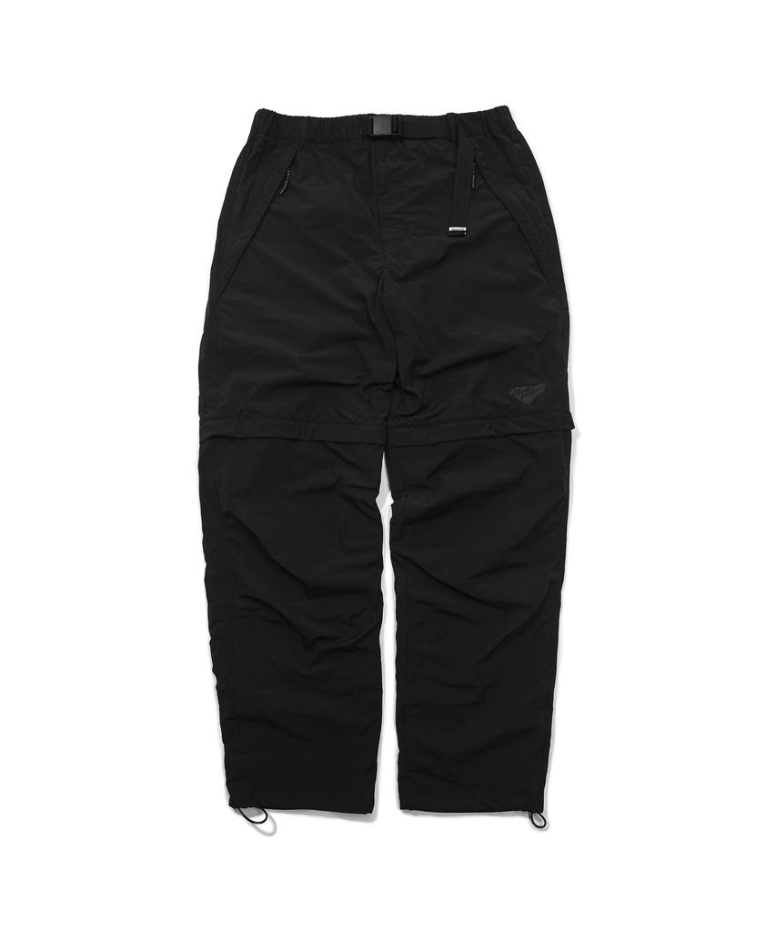SLOWPOKE Two-Way Nylon Track Pants Black