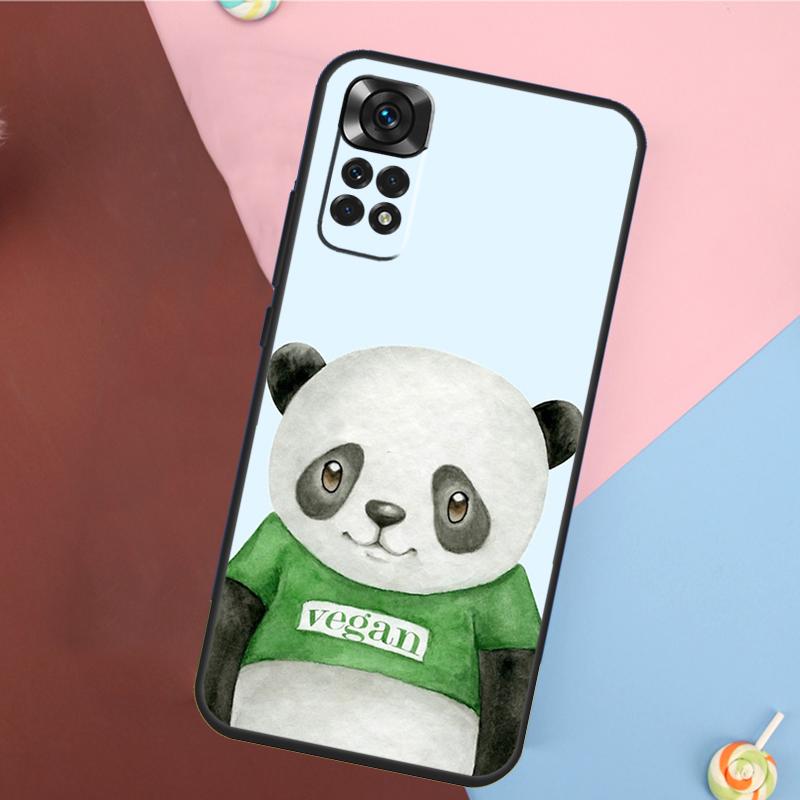 Веганский чехол с рисунком для Xiaomi Redmi Note 14 13 Pro 12 11 9 10 9S 10S 11S 12S Redmi 14C 10C 12C 13C