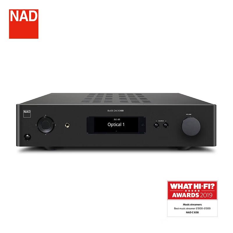 Стриминговый ЦАП-предусилитель NAD C658 BLUOS с усилителем мощности C298 (Китайская версия)