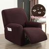 Waterproof Recliner Sofa Cover Non-slip Milk Silk Sofa Covers For Living Room Single Sofa Chair Couch Cover Armchair Covers Home