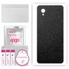 apgo Protective Skin Sticker for the Back Compatible with ZTE Blade A31 Lite, Wrap Film, Foil, Vinyl - Pattern Black Honeycomb